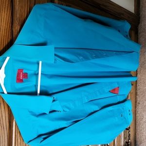 Turquoise Alfani dress shirt